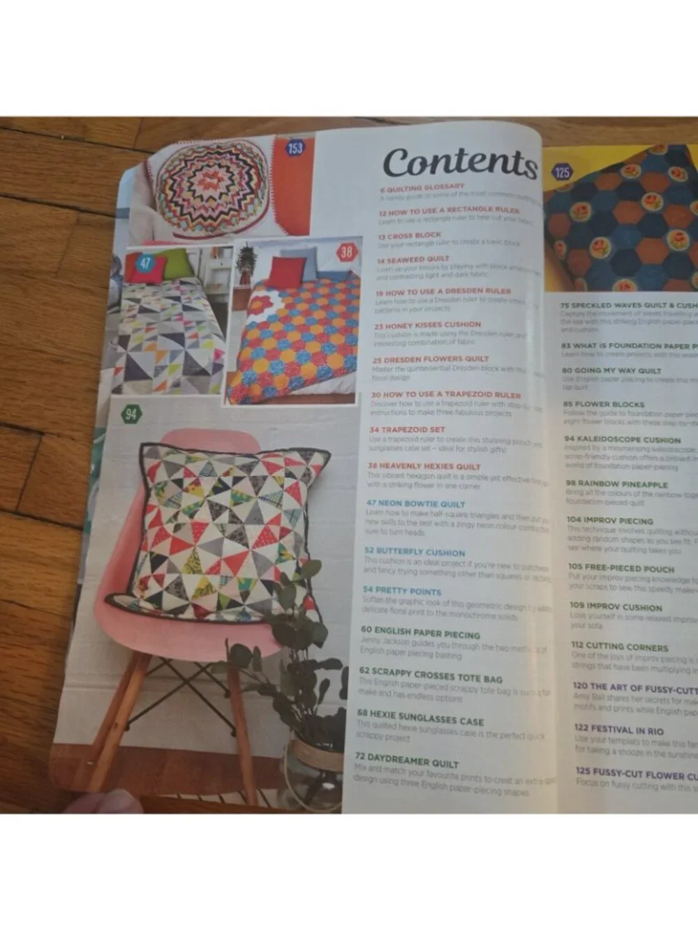 Quilting Patchwork Encyclopedia Magazine Volume 1 - 52 projects